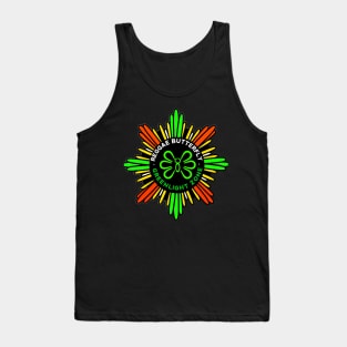 Jamaican Color with Butterfly effect Tank Top